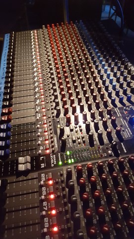 The sound desk