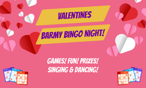 Valentines Barmy Bingo